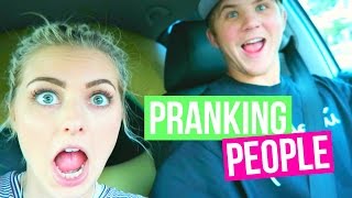 PRANKING PEOPLE  Aspyn  Parker [upl. by Aidiruy626]