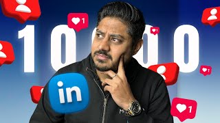 MY LINKEDIN CONTENT STRATEGY That Got Me 10000 Followers  How to Grow on LinkedIn  IN HINDI [upl. by Crysta924]