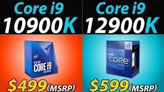 i910900K vs i912900K DDR4 vs DDR5  How Much Performance Difference [upl. by Norrie98]