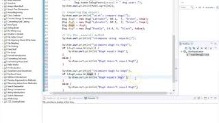 Java 82 Creating equals method [upl. by Oilut448]