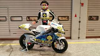 Aprilia RSW 250 LE with figure No52 Lukas Pesek made by Abrex in scale 118 diecast motorcycle [upl. by Areval287]