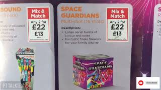 ASDA Fireworks for 2024 UK  UK Super Market Fireworks list 2024  2024 Bonfire Night fireworks [upl. by Ahsinauq]