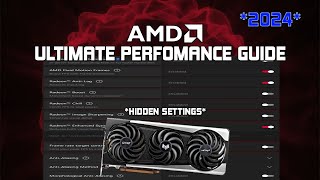 Optimize your AMD Radeon Settings for Gaming amp Perfomance Ultimate Guide [upl. by Acirederf]