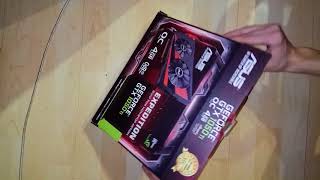 ASUS Expedition gtx 1050Ti Unboxing EXGTX1050TIO4G [upl. by Rolyab]