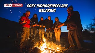 Relaxing Crackling Fire Sound for Stress Relief amp Sleep [upl. by Dibrin]