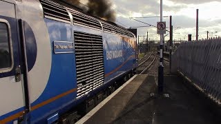 HD Epic VP185 HST Departure from Doncaster HELLFIRE [upl. by Alym]