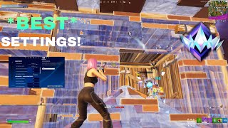 Perfect Ranked Mechanics 🧩🎮  NEW BEST Chapter 5 Controller Fortnite AIMBOT Settings PS5XBOXPC [upl. by Jt399]