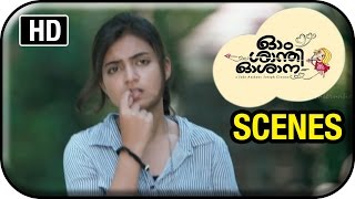 Om Shanti Oshana Movie Scenes HD  Nazriya Nazim meets Aju Varghese  Nivin Pauly [upl. by Yert986]