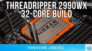 Threadripper 2990WX Build feat MSI X399 Creation amp Wraith Ripper [upl. by Salvay221]