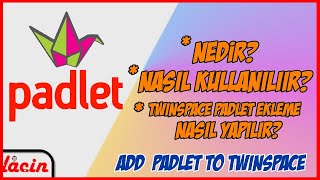 Padlet Kullanımı  Twinspace Padlet Ekleme  Iframe  Yorum Nasıl Eklenir Add padlet To Twinspace [upl. by Stacee132]