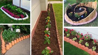 Creative Garden Edging Ideas for PicturePerfect Landscapes  garden ideas [upl. by Monk394]