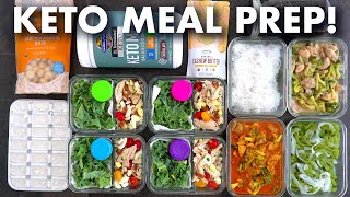 Keto Meal Prep for the Week  Healthy Meal Prep for Keto Diet [upl. by Esor287]