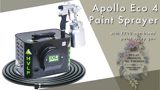 Apollo Eco 4 with the E7000 spray gun [upl. by Amaerd]