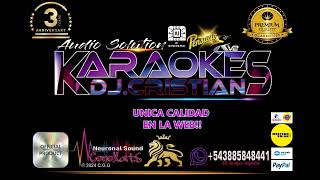 Bandolera  LOS PALMERAS KARAOKE [upl. by Adiell187]