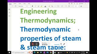 Engineering Thermodynamics    Steam table Solving problems   14thermodynamicssteamtablebe [upl. by Jobyna188]