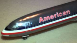 Episode 227 Inflight 500Herpa Wings American Airlines Boeing 727223A Reg N885AA 1500 Scale [upl. by Anotyal]