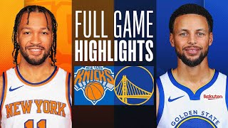 KNICKS at WARRIORS  FULL GAME HIGHLIGHTS  March 18 2024 [upl. by Tonneson]