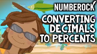 Converting Decimals to Percents Song  4th  6th Grade [upl. by Yatnuahc491]