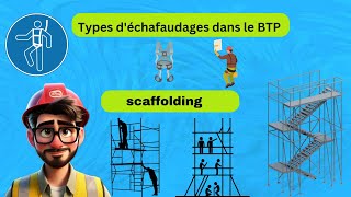 Types déchafaudages dans le BTP🧯🚧⛑️👷 travailenhauteur [upl. by Mussman696]