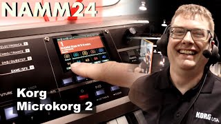 NAMM 2024  Korg  Microkorg 2 [upl. by Hasina]