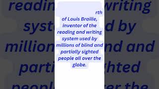 world Braille day 4th January [upl. by Idrahs]