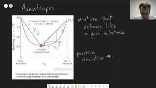 Chapter 24 Azeotropes  CHM 307  092 [upl. by Olly]