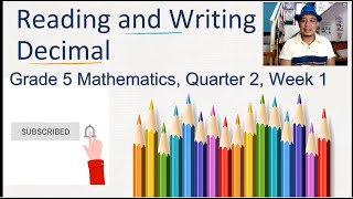 ANGELO AMBAT READING AND WRITING DECIMAL NUMBERS QUARTER 2 WEEK 1 TAGALOG MATH TUTORIAL [upl. by Uticas]