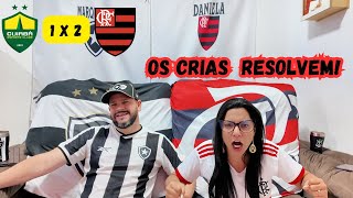 React de Cuiabá 1X2 Flamengo Os crias do Mengão resolvem e garantem a vitória para o Flamengo [upl. by Atse]