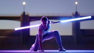 Top 10 Lightsaber Tricks As a Professional Stunt Man [upl. by Chassin3]