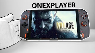 Portable AAA Gaming PC  999 ONEXPLAYER Unboxing Resident Evil Village GTA5 [upl. by Ecire]