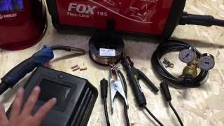 Saldatrice 3in1 Helvi fox 185 filo continuo elettrodo tig mig mma recensione review [upl. by Naji301]