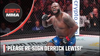 Chael Sonnen makes a PLEA to Dana White regarding Derrick Lewis 👀  ESPN MMA [upl. by Leunam151]