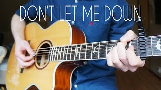 The Chainsmokers  Dont Let Me Down  Guitar Cover  Mattias Krantz [upl. by Pandolfi443]