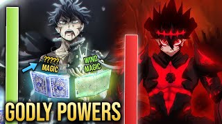 Astas Godly Powers vs King Yunos GODLY Powers  Yunos 2nd Grimoire Magic REVEALED Black Clover [upl. by Rock53]