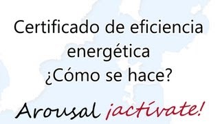 ¿Como se hace el certificado de eficiencia energética [upl. by Nyleuqaj]