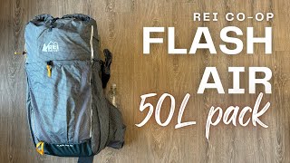 The NEW 2024 REI Flash Air 50L Backpack  Full Review [upl. by Bettina110]