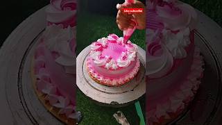 Pineapple cake recipe eggless homemadeviralvideos pineapplepastrycake shortvideo [upl. by Nednerb752]