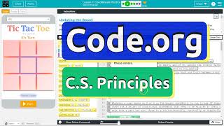 Codeorg Lesson 72C Conditionals Practice  Answer Tutorial  Unit 4 CS Principles 2023 [upl. by Priest]