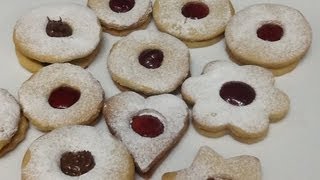 Linzer CookiesJammie Dodgers [upl. by Rufus762]