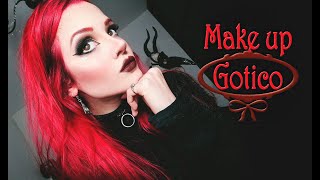 TUTORIAL MAQUILLAJE GOTICO MAKEUP PASO A PASO [upl. by Elokyn]