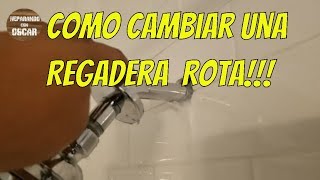 Regadera Con Gotera  Como Cambiar El Tubo Roto  Tutorial Paso A Paso [upl. by Mosenthal]