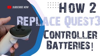 The Best Way to Replace Meta Quest3 VR Controller Batteries [upl. by Marfe986]