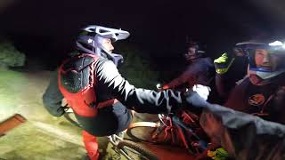 20241011 MTB Descenso Nocturno Cerro Panul [upl. by Neerihs]