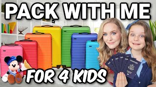 PACK WITH ME DISNEYLAND PARIS amp LONDON Kids Airplane ACTIVITIES amp SNACKS [upl. by Katzman57]