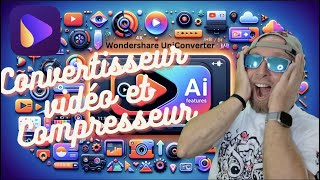 Wondershare UniConverter avec fonction AI et nouveaux outils vidéos Redéfinir la conversion [upl. by Tiernan]