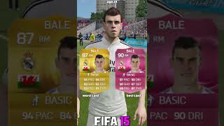 GARETH BALE best vs worst card in EVERY FIFA 1023⚽shorts fifa eafc24 fifa23 bale [upl. by Rehsa783]