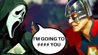 NEW Ghostface vs Peacemaker intro dialogue  Mortal Kombat 1 [upl. by Eisse]