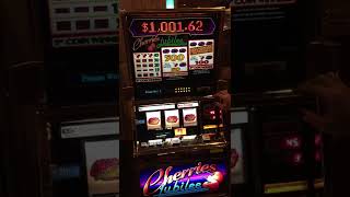 Cherries Jubilee Slot Machine Hits Low For Big Jackpot at MGM Grand in Vegas [upl. by Aneehs338]