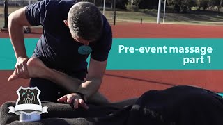 Treating gastrosoleus complex  Preevent massage part 1 [upl. by Shetrit]