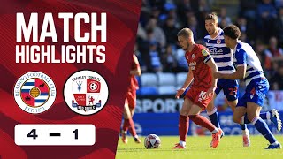 HIGHLIGHTS  Reading v Crawley Town [upl. by Itin]